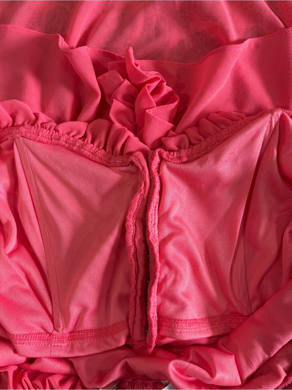 Do+Be Collection Coral Off-Shoulder Ruffle Blouse | Size Medium | NWT - Picture 5 of 5
